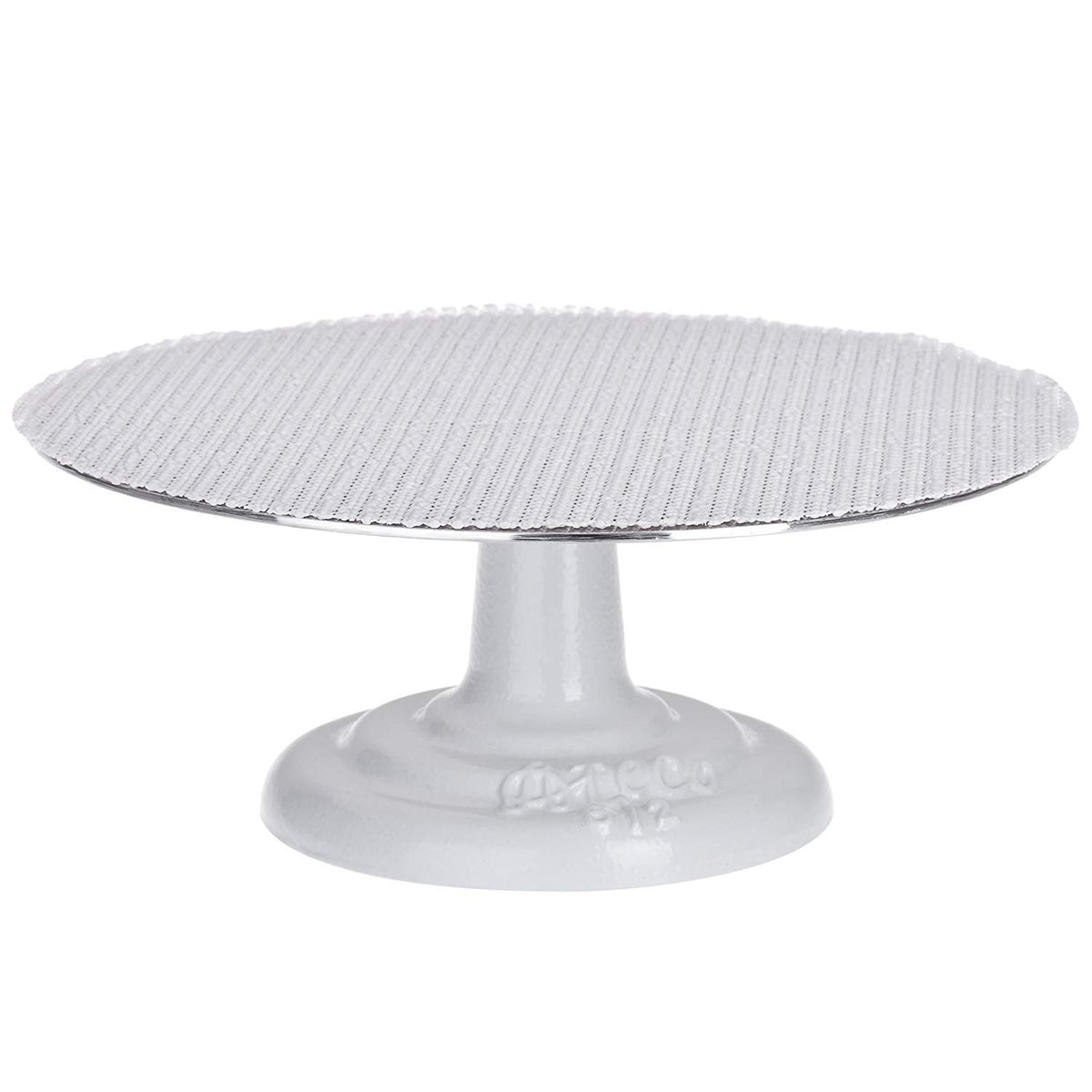 Ateco Soporte Giratorio para Decoración de Tartas 11 pulg - #612-PB - Base redonda de hierro fundido de 12 pulgadas