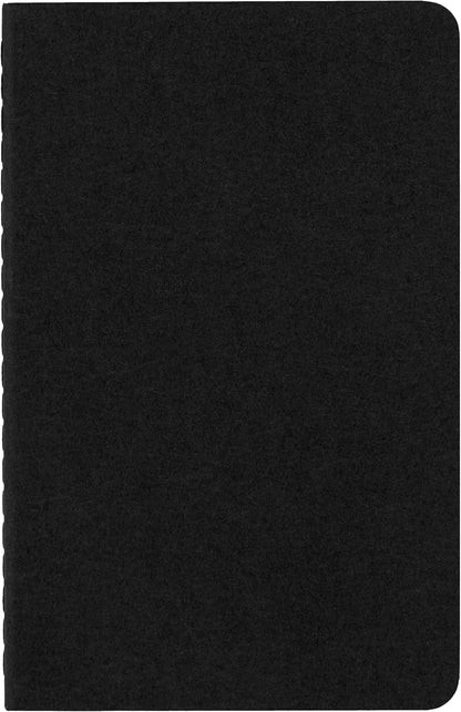 Moleskine Cahier Set of 3 Pocket Ruled Black