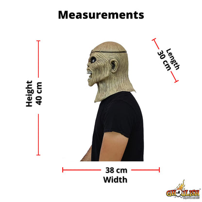 Piece of Mind, Máscara Original de Eddie de Iron Maiden, Máscaras Ideales para fanáticos del Heavy Metal y Halloween