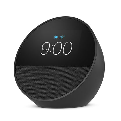 Echo Spot Despertador Inteligente con Alexa - Negro - Dispositivo solo