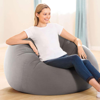 Intex Beanless Bag™ Silla Inflable, 107 cm x 104 cm x 68.5 cm, beige