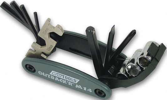 CruzTOOLS OM14 Multiherramienta métrica Plegable para Moto, ATV, UTV, PWC, Nieve, Negro