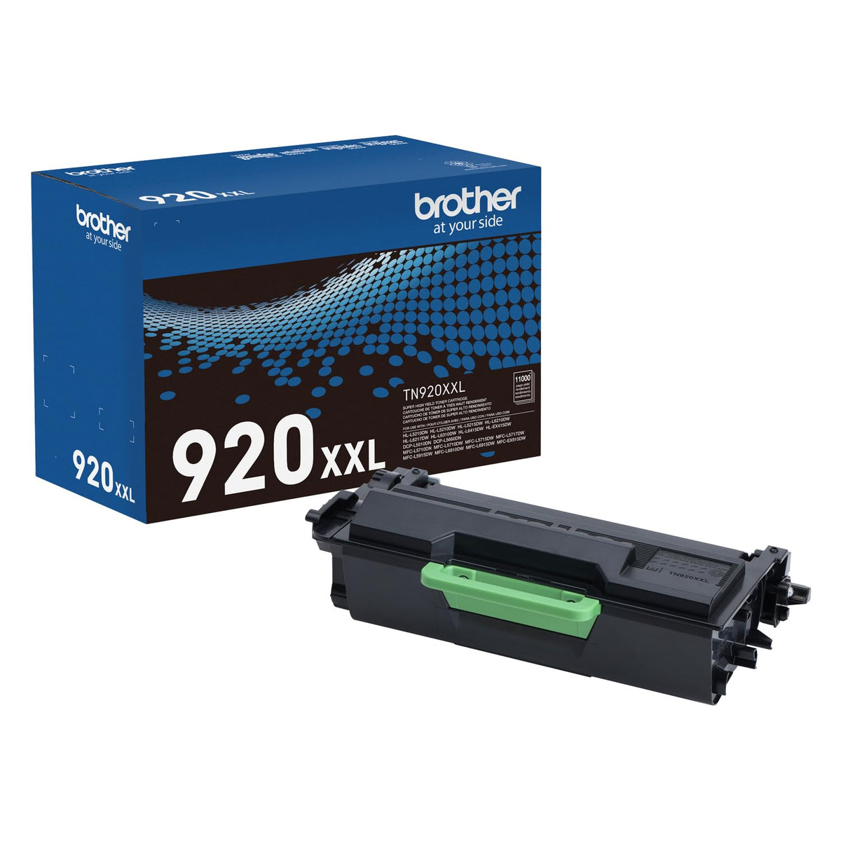 Brother Cartucho Original TN920XXL tóner Negro de Alto Rendimiento | Se adapta a impresoras seleccionadas HL-L5210, HL-L6210, HL-L6310 y MFC-L6810