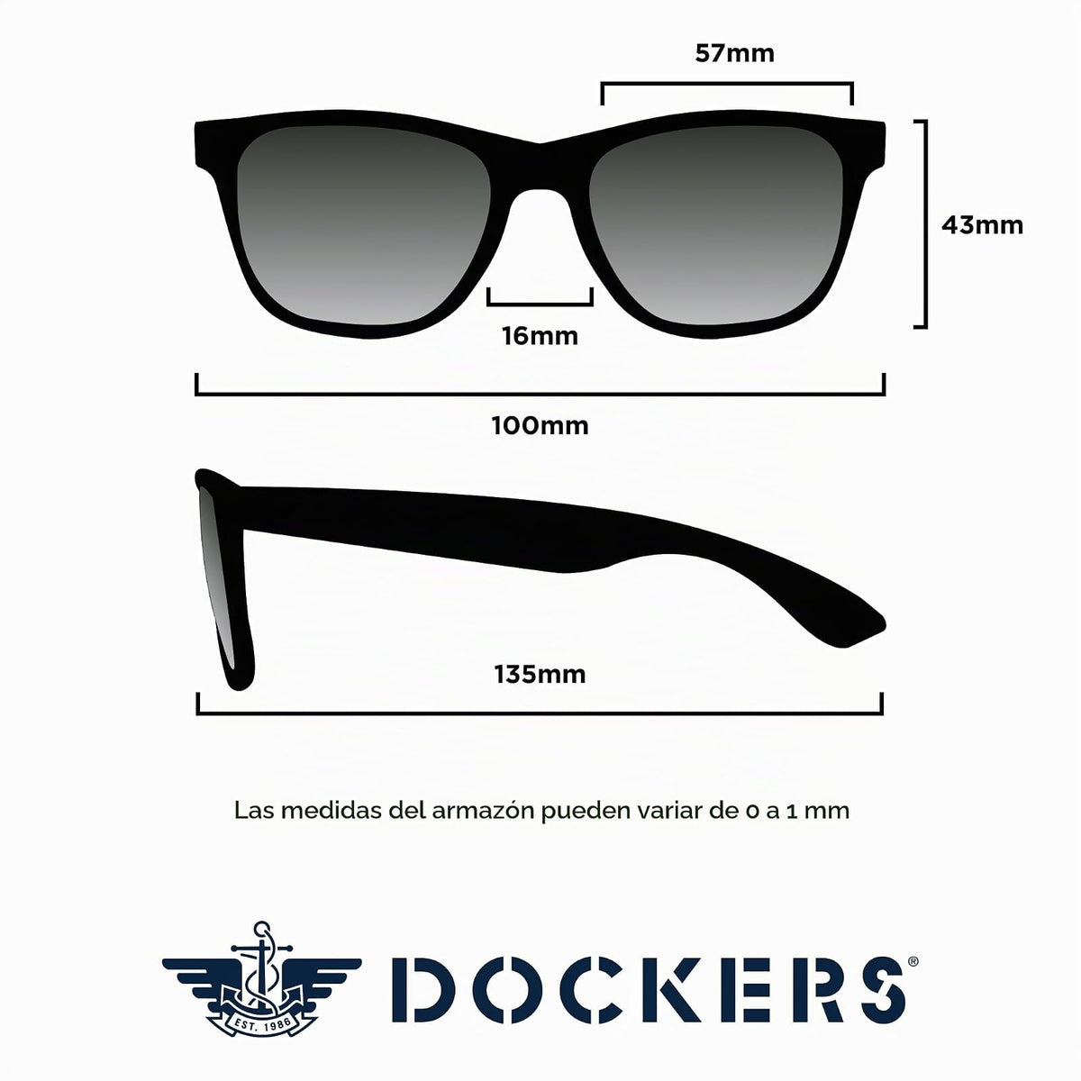 Dockers Lentes Polarizados Blake Hombre