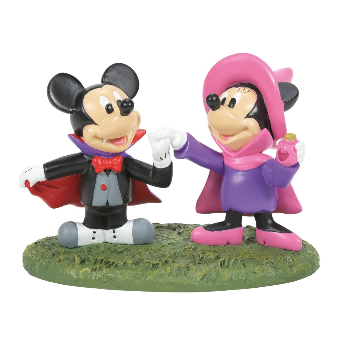 Department 56 Disney Village - Disfraz de Mickey y Minnie Mouse de Halloween, 2.375 Pulgadas, Multicolor
