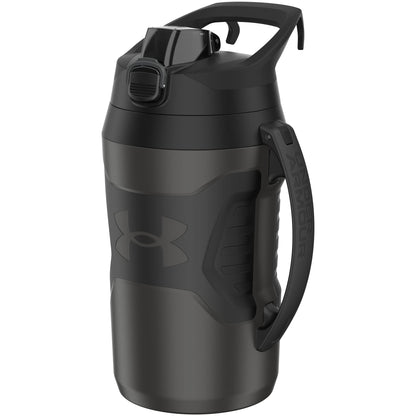 Under Armour Botella de Agua de Entrenamiento 64oz Playmaker Unisex, Color Gris, Unitalla