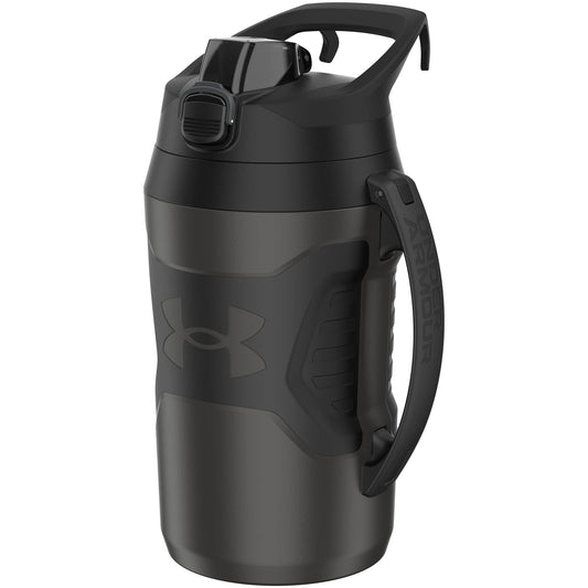 Under Armour Botella de Agua de Entrenamiento 64oz Playmaker Unisex, Color Gris, Unitalla