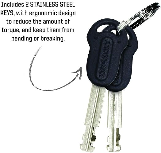 Kryptonite - Mini candado U-lock con cable de