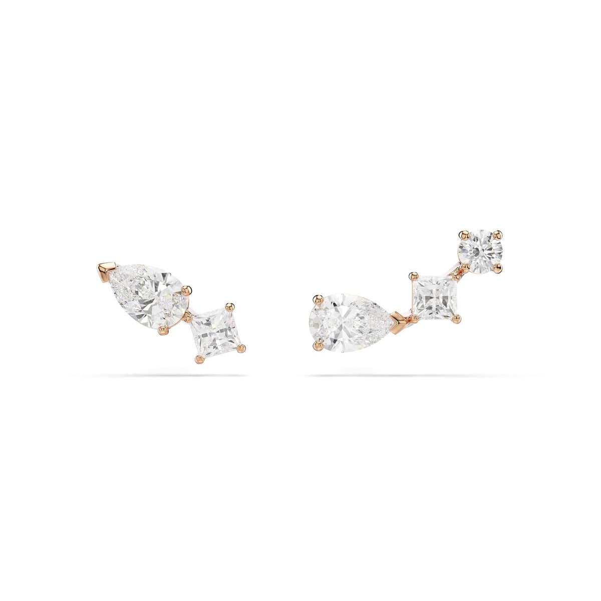 SWAROVSKI Collar y Pendientes para Mujer de Corte Cuadrado colección de Joyas de Cristal