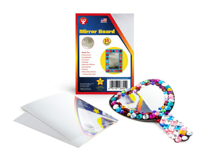 Hygloss Products Inc. Mirror Board 5 X 7 25 Sheets by Hygloss