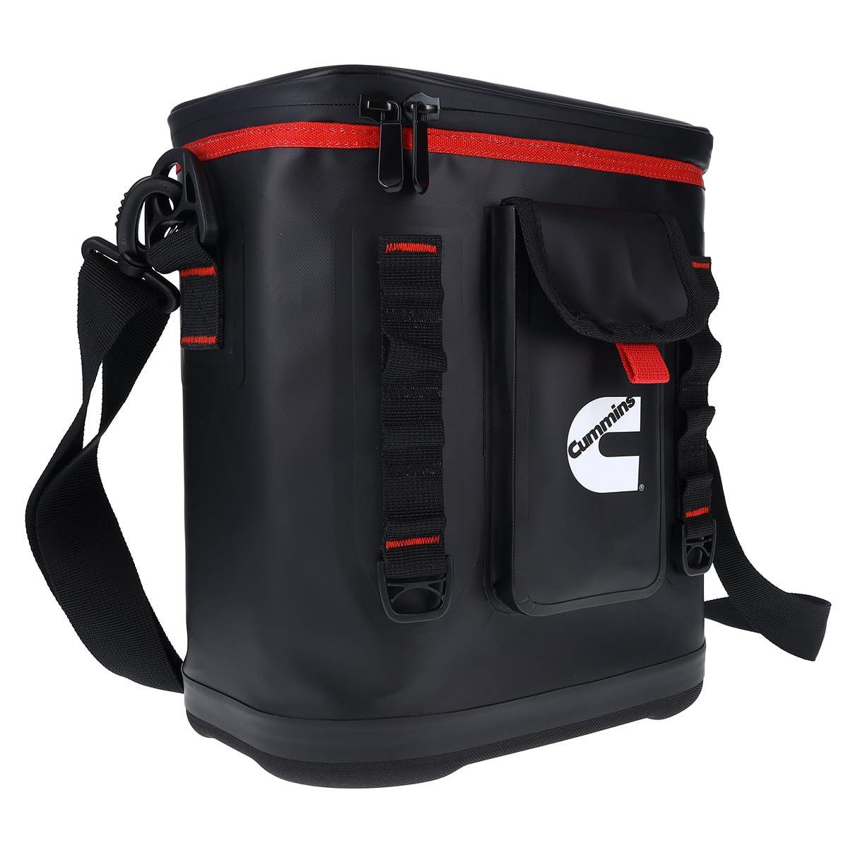 Cummins CMN34718 - Bolsa enfriadora portátil Suave con Aislamiento de Doble Laminado, 12 latas, con retención de Hielo para Trabajo, Campamento, Playa, Color Negro