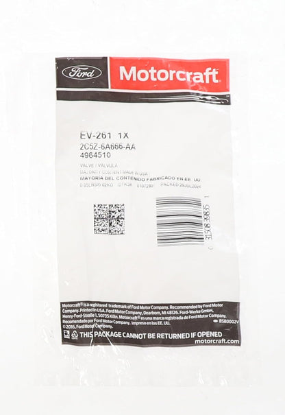 Motorcraft EV261 Válvula de Ventilación Positiva del Cárter, Gris, 2.88 Pulgadas