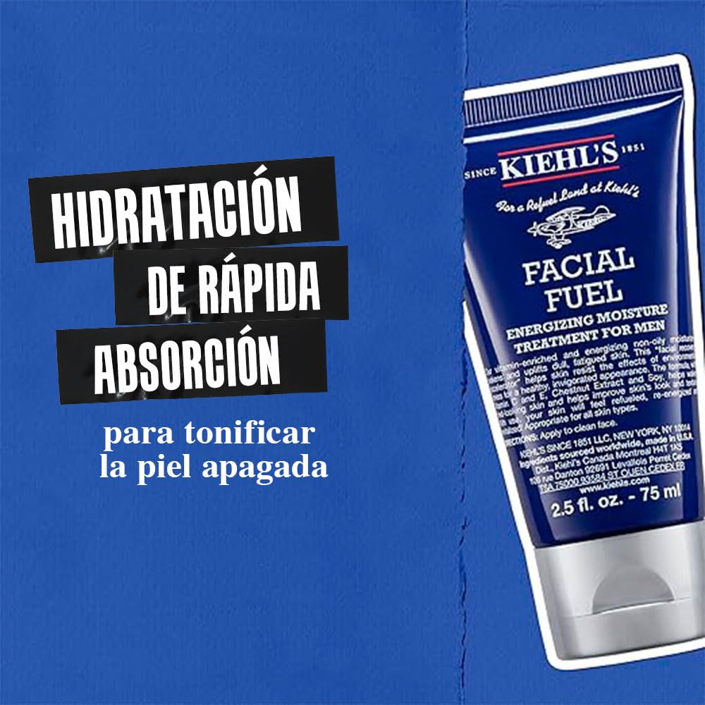 Kiehl's Facial Fuel Energizing Moisture Treatment for Men, 2.5 Ounce