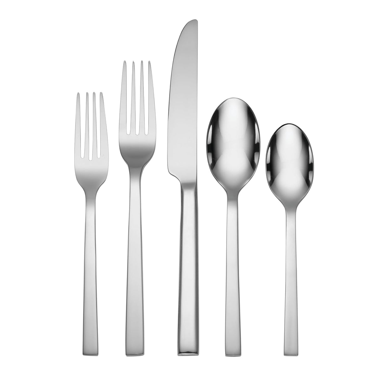 Oneida Chef's Table - Cubiertos de 20 piezas, servicio para 4, acero inoxidable 18/0, juego de cubiertos
