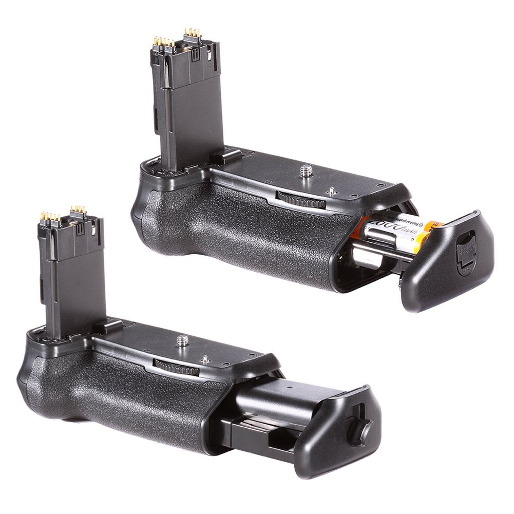 Neewer Soporte para Batería (Reemplazo para BG-E14), Trabaje con Batería LP-E6/6 piezas, Baterías AA para Cámara Canon EOS 70D 80D 90D DSLR