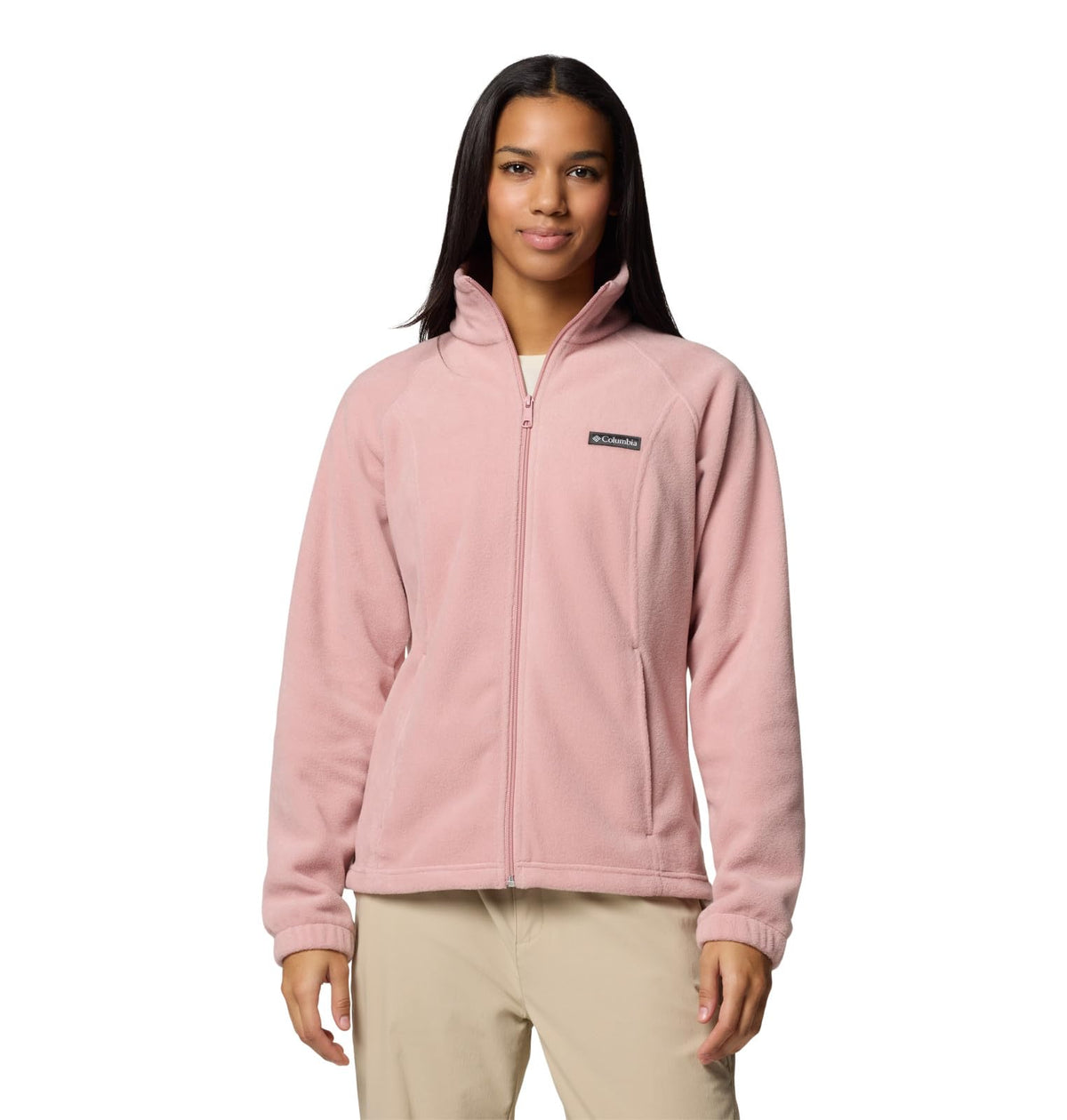 Columbia Benton Springs Chamarra de Forro Polar para Mujer - 2XL - rosa, (Eraser Pink)