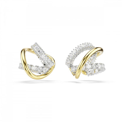 Pendientes ear cuff Hyperbola, Tallas mixtas, Blancos, Mezcla de acabados