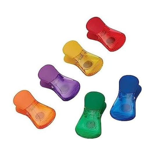 Farberware Classic - Clip para bolsa, Set de 6 clips para bolsas, colores varios, Variados, 1