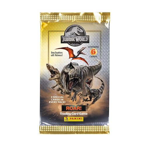 Editorial Panini México - Jurassic World Movie 4 - Blister 7 sobres de tajetas coleccionables