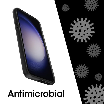 OtterBox - Funda para Galaxy S23+ Symmetry Series, Color Negro, Ultra Elegante, Compatible con Carga inalámbrica, Bordes elevados Que protegen la cámara y la visualización