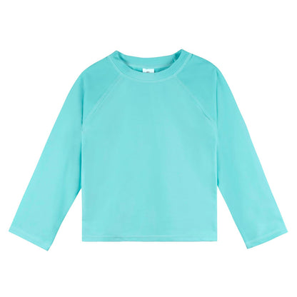 Gerber Playera de Natación UPF 50+ para Bebé, Manga Larga - Agua - 3-6 Meses