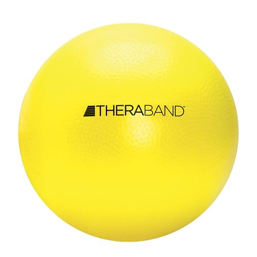 Theraband - Pelota de Ejercicio Pequeña para Yoga, 22.86 cm (9'') | Bola de núcleo inflable pequeña de 9 pulgadas para pilates, yoga, estabilidad, equilibrio y fisioterapia