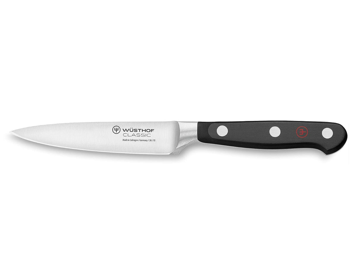 WÜSTHOF Classic - Cuchillo Para Pelar 4" (10 cm), Cuchillo Profesional, Fabricado en Alemania.