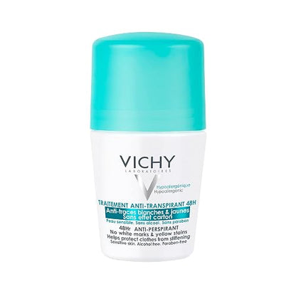 VICHY Desodorante Anti-transpirante y Anti-manchas Roll-On 48H Vichy Deos 50ml