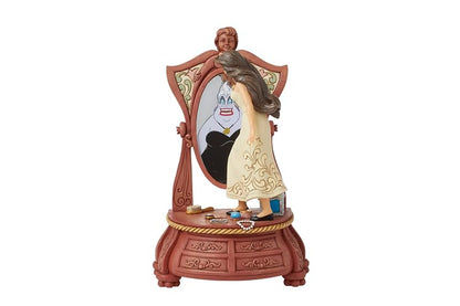 Enesco Disney Traditions by Jim Shore - Figura de escena de cambiador de la sirenita Ursula as como Vanessa, resina de piedra, pintada a mano, cifras coleccionables, de villano de Disney, bruja de mar