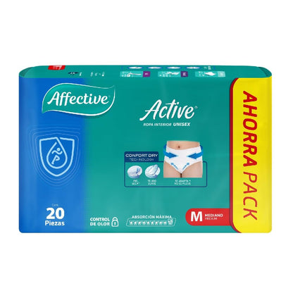 Affective Active, Adult Pants, Talla Mediano, 80 piezas