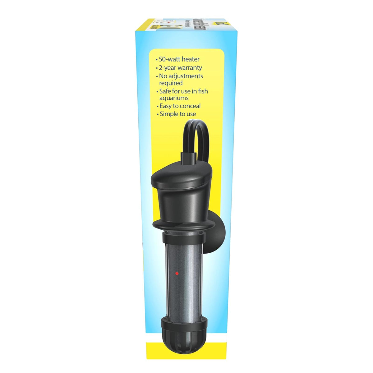 Tetra 26447 Submersible Aquarium Heater, 50-Watt
