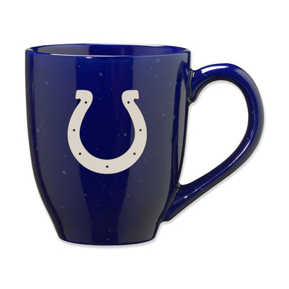 Rico Industries Taza de Cerámica NFL Grabada con Láser 16 oz - Indianapolis Colts Royal Blue