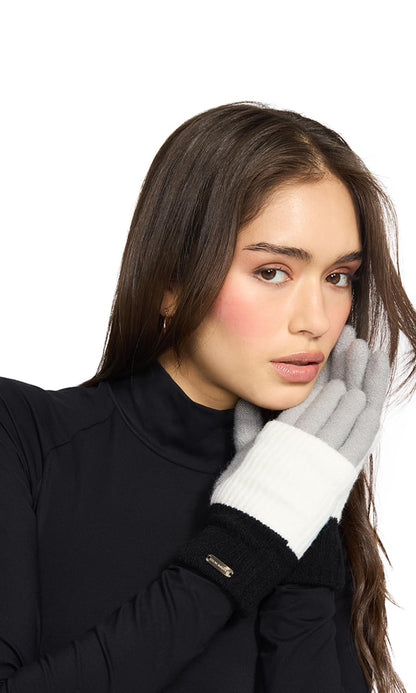 Steve Madden Womens Clockblock Knitlong Cuff Magic GlovesGloves