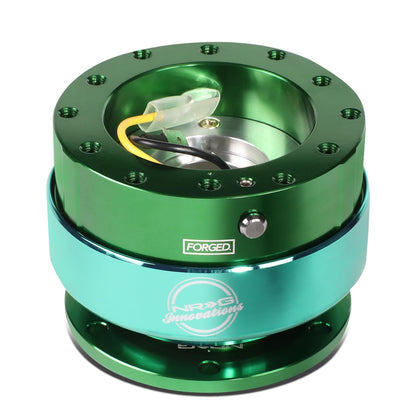 NRG Innovations Kit de Liberación Rápida SRK-200RD Cuerpo Rojo/Rojo Gen 2.0 - Verde