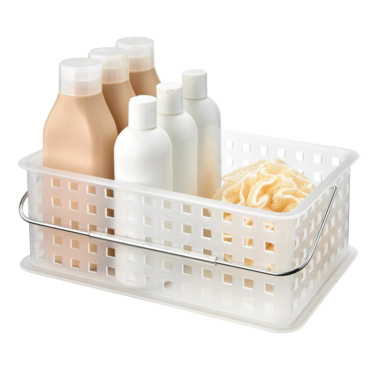 InterDesign Spa – Cesta, Blanco, 1 - Mediano - Glaseado