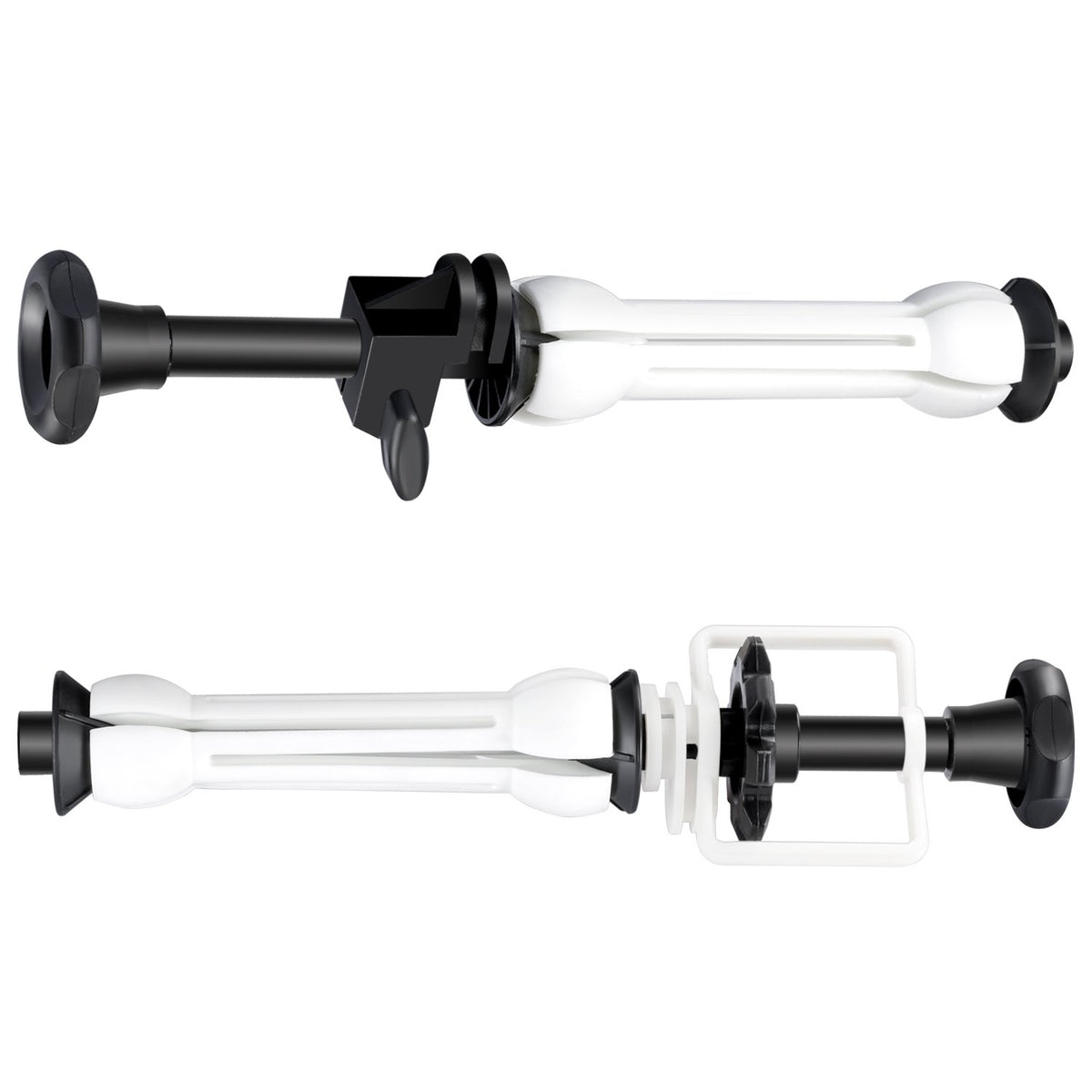 Neewer® Fotografía Single Rodillo Pared Montaje Manual Rasfondo Apoyo Sistema, Incluye Dos(2) Single Gancho, Dos(2) Barras de Extensión, Uno(1) Cadena, Ocho(4) Pinzas Tornillos