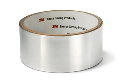 3M High Temperature Flue Tape, 15-Foot Roll | Cinta resistente al calor para costuras de conductos de calefacción, detiene fugas de aire caliente, ayuda a reducir los
