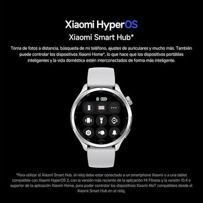 XIAOMI Watch S4 con GPS, iOS & Android, Modo Deportivo Avanzado, Rainbow | Pantalla AMOLED de 1.43'', Hasta 10 días de Batería, 150+ Modos Deportivos, Monitor Frecuencia Cardíaca y Sueño
