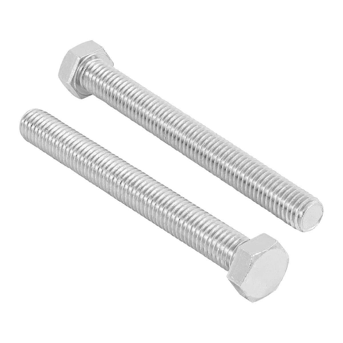 Fiero Tornillo Tipo Máquina Acero Galvanizado, Cabeza Hexagonal, 30 Piezas - 1 - 2 x 4 1 - 2"