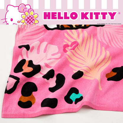 Franco Hello Kitty - Juego de 2 Toallas de Rizo de algodón Suave Absorbente para baño, Piscina, Playa, para niños, 50 x 25 Pulgadas, (Producto Oficial con Licencia)