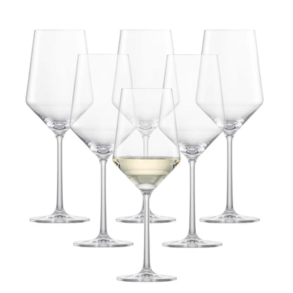 Schott Zwiesel Pure Juego de Copas de Champagne de Cristal Tritan - Claro - 6 Unidad (Paquete de 1) - Vidrio