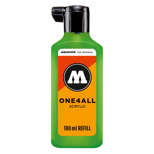Molotow ONE4ALL Pintura Acrílica para Refill, Verde (Universes Green), 180 ml