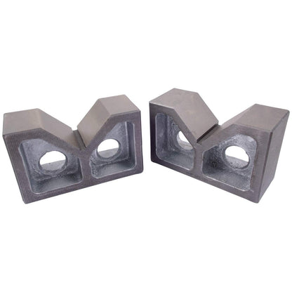 HHIP Juego de Bloques en V de Hierro Fundido - 3" x 2-3 - 8" x 1-5 - 16" Size, 1-3 - 4" V Width