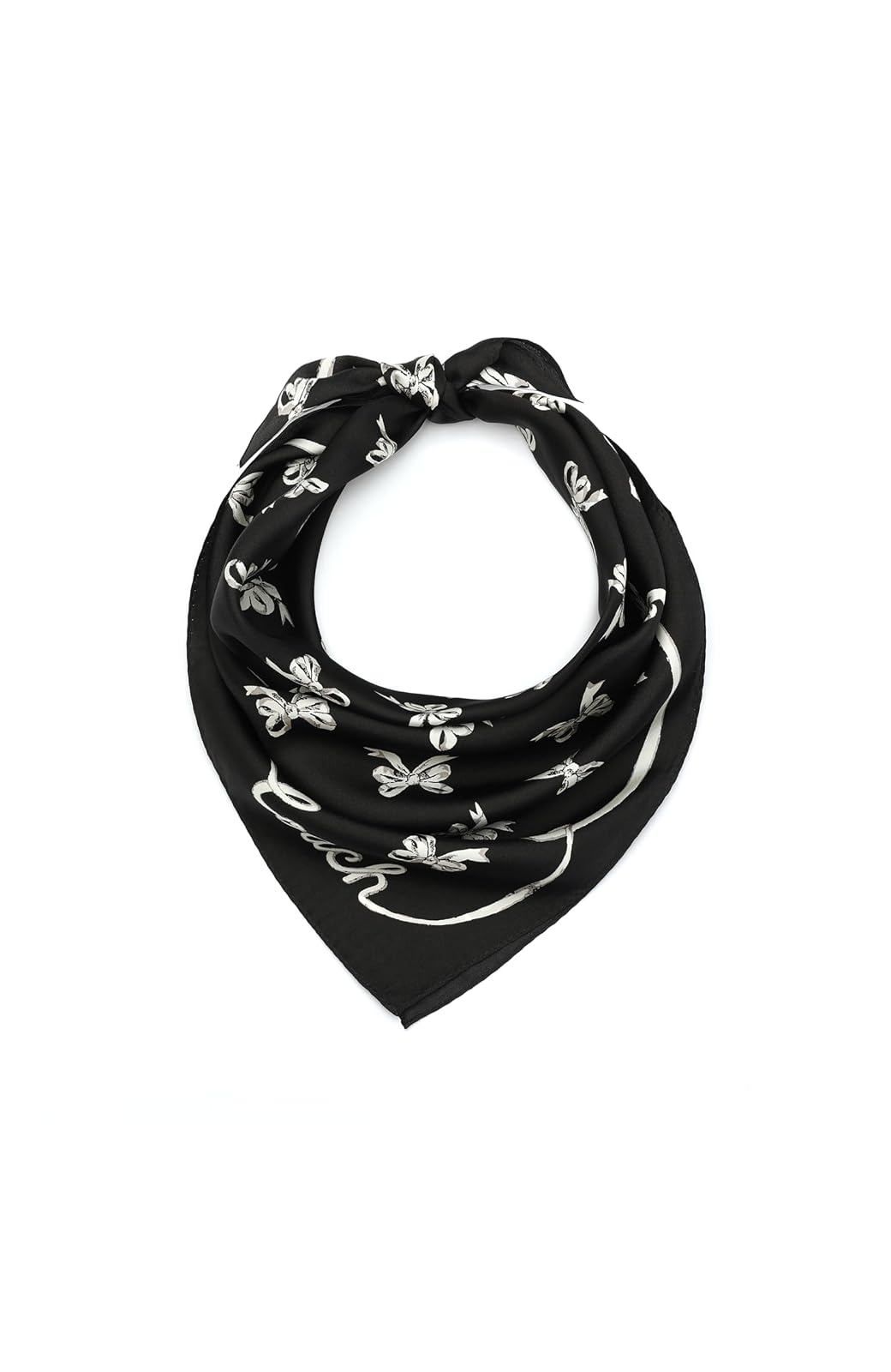 Coach BOWS BANDANA ESTAMPADO DE SEDA