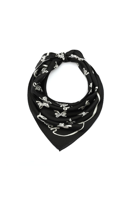 Coach BOWS BANDANA ESTAMPADO DE SEDA