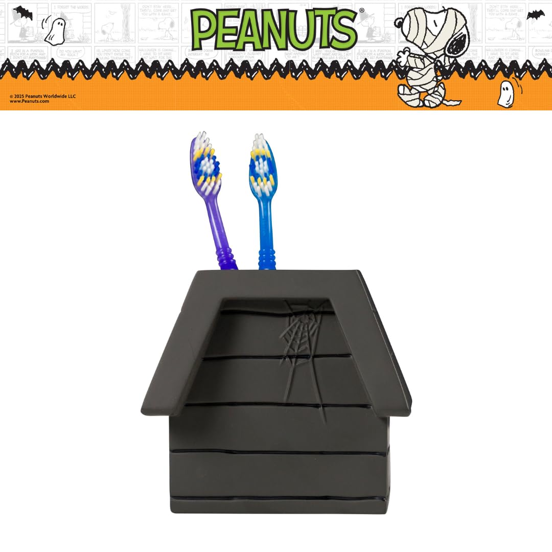 Peanuts Snoopy - Soporte para Cepillo para Polvo de Dientes de Halloween – Brochas de Maquillaje y bolígrafos (Producto Oficial de Cacahuetes) por Franco Collectibles