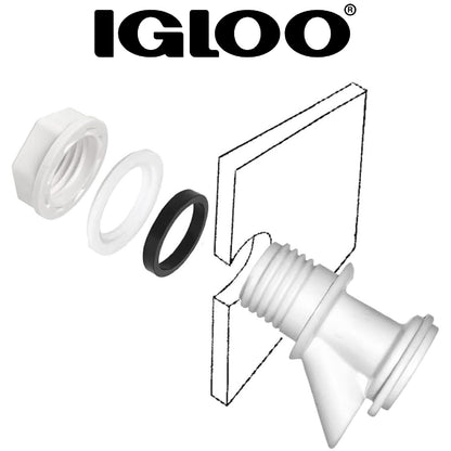 Igloo Espiga de botón pulsador para jarras de Bebidas enfriadoras de Agua de 2 a 10 galones