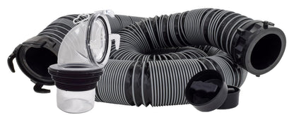 Valterra Kit de Manguera de alcantarillado, Gris/Negro, 15'