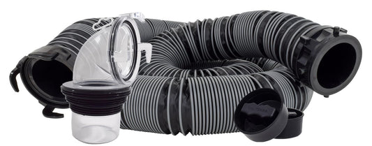 Valterra Kit de Manguera de alcantarillado, Gris/Negro, 15'