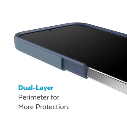 Speck Products Candyshell Pro Funda para iPhone 12 y 12 Pro, Modelo de 6.1 Pulgadas, Compatible con MagSafe, Mystery Blue/Faded Denim